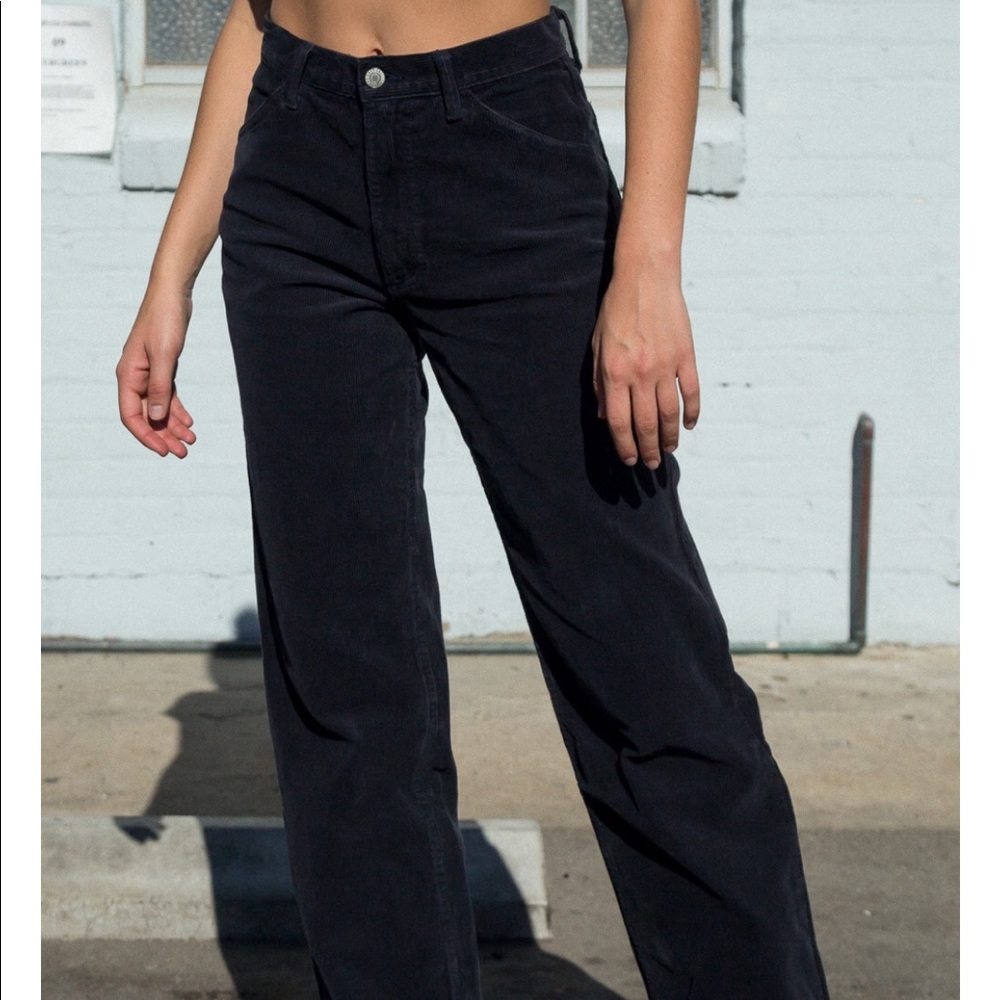 NWT brandy melville Bennett pants black - Picture 1 of 4